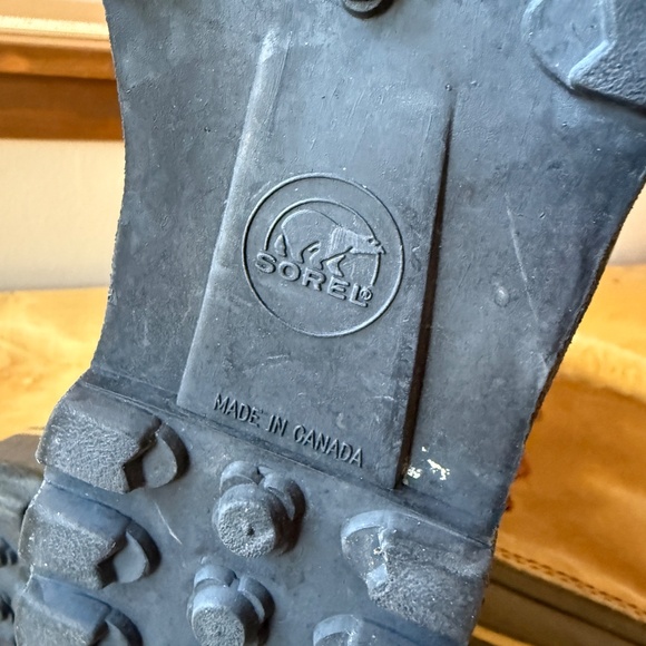 SOREL CARIBOU BOOT WINTER PROOF LACE UP LEATHER UPPER WATERPROOF WOMEN 9 - Picture 11 of 12